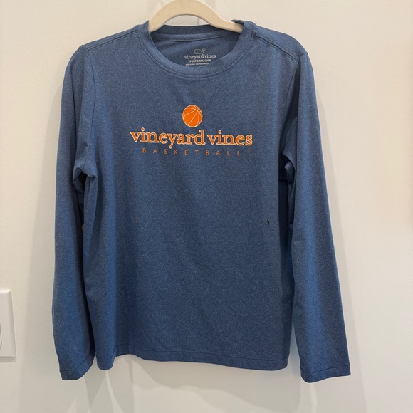 Vineyard Vines Other - Vineyard Vines Kids Blue Basketball Long Sleeve Tee